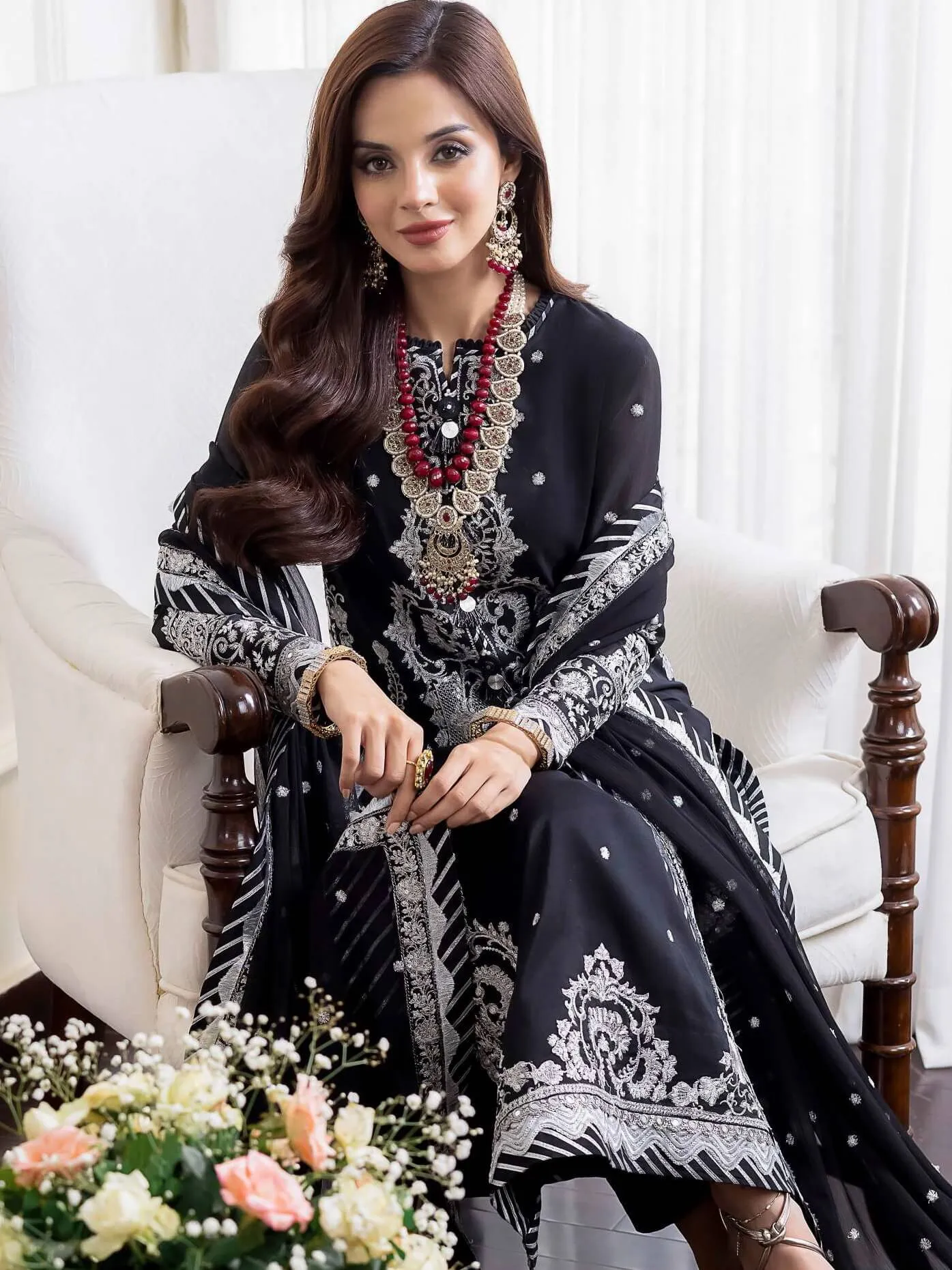 Jhilmil by Asim Jofa Unstitched Embroidered 3 Piece Suit AJJM-01