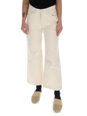 Jil Sander Cropped Flared Jeans