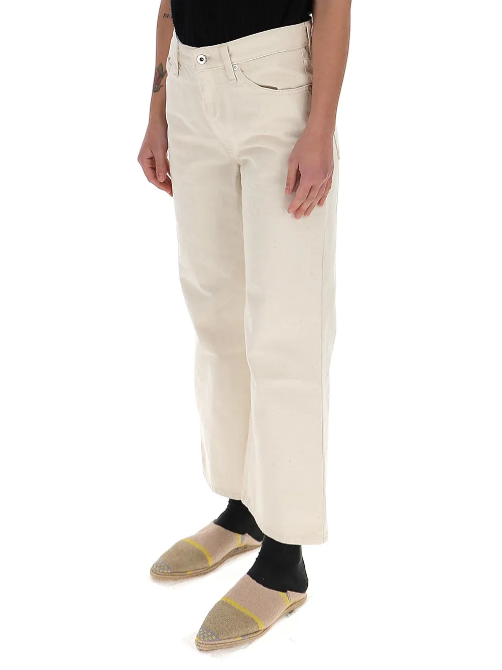 Jil Sander Cropped Flared Jeans