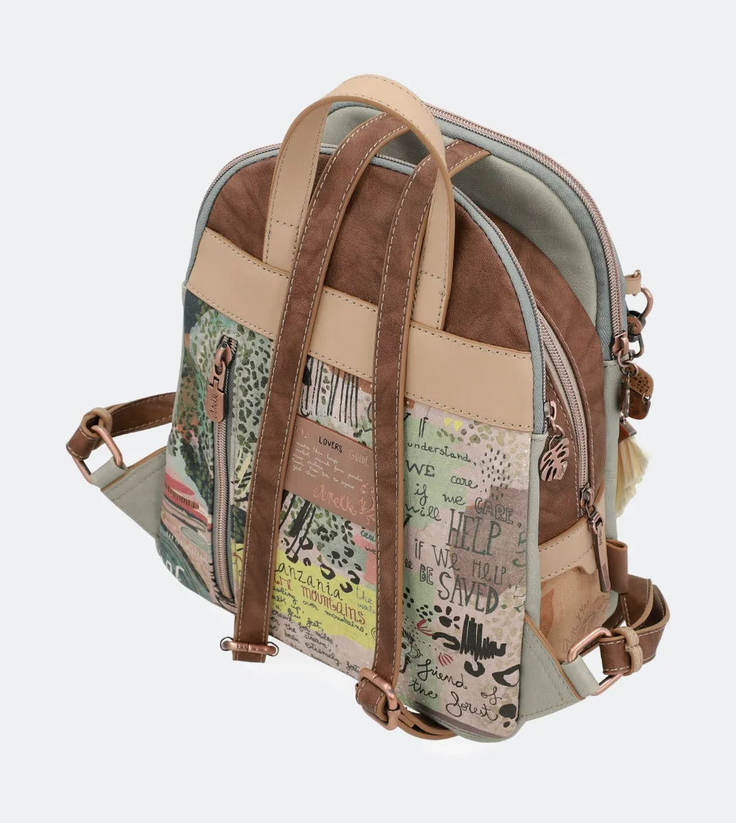 Jungle triple compartment backpack