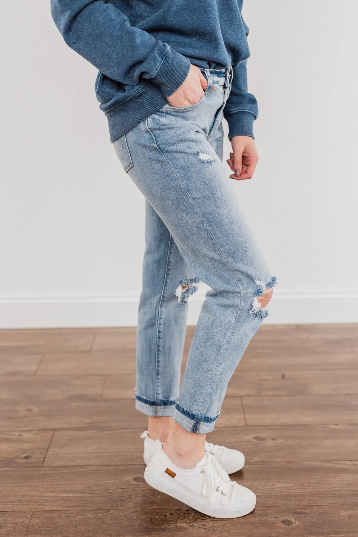 KanCan Boyfriend Jeans- Lila Wash