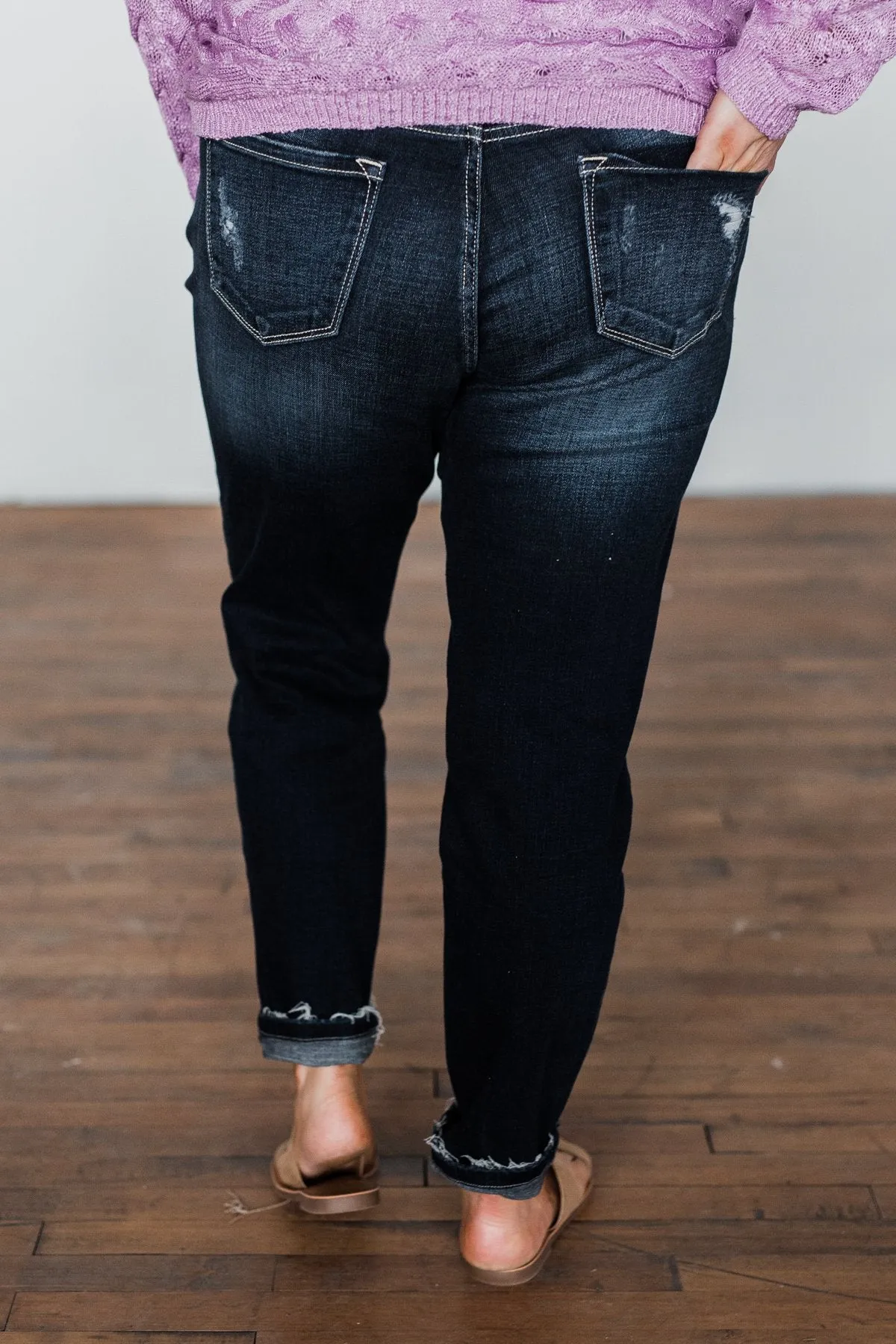 KanCan Distressed Jeans- Faye Wash