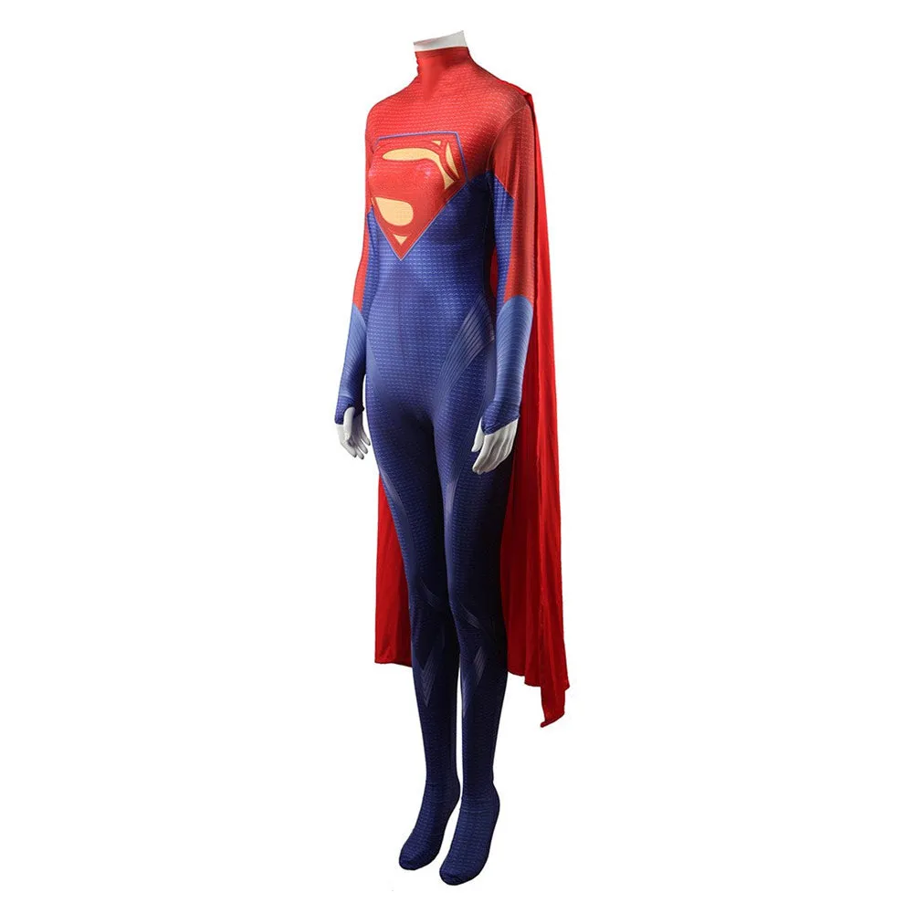 Kara Zor-El Cosplay Costume Outfits Halloween Carnival Suit