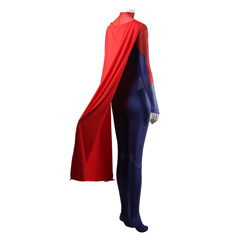 Kara Zor-El Cosplay Costume Outfits Halloween Carnival Suit