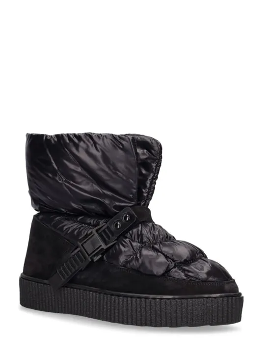 Khrisjoy   Nylon & leather snow boots 