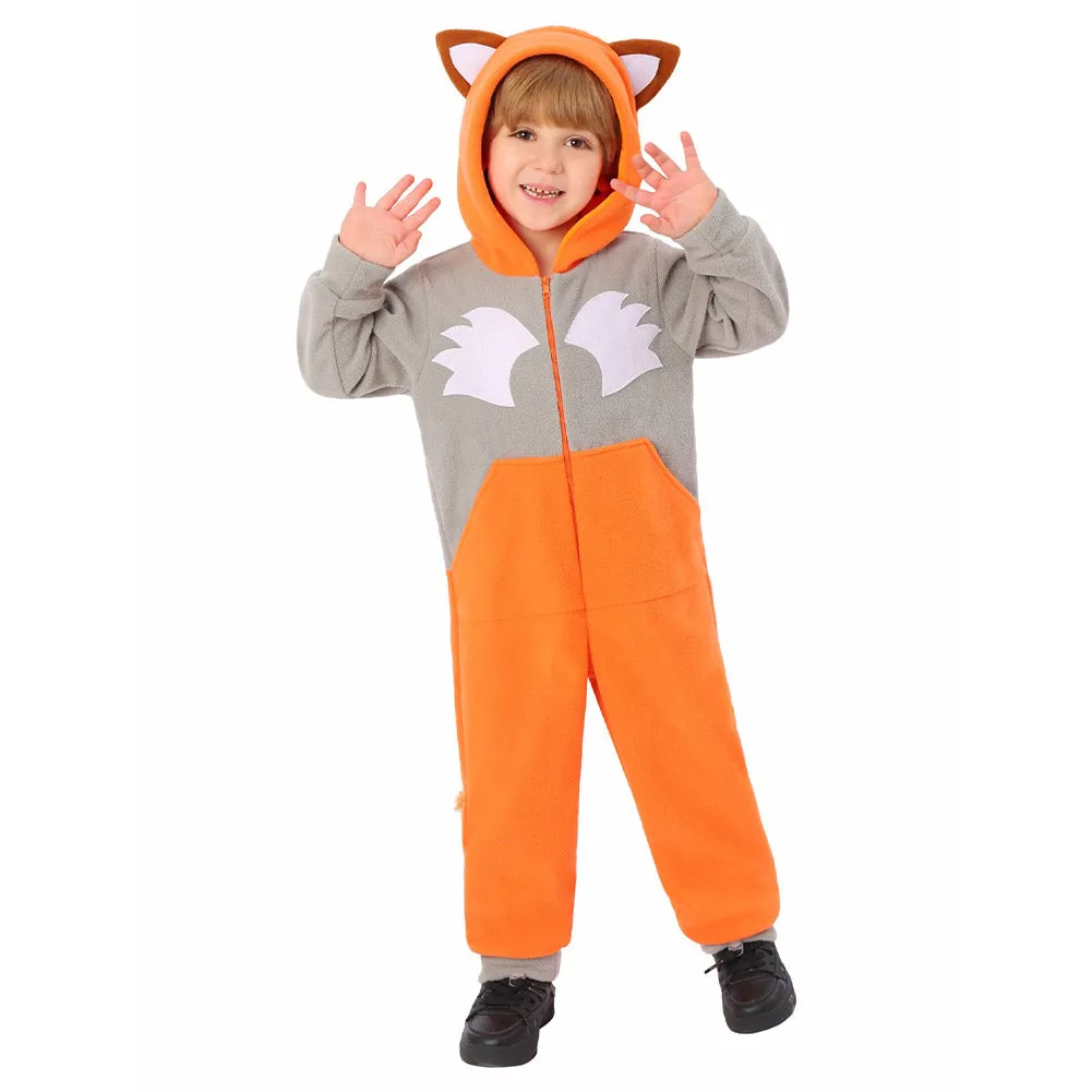 Kids Children Fox Cosplay Costume Outfits Halloween Carnival Suit