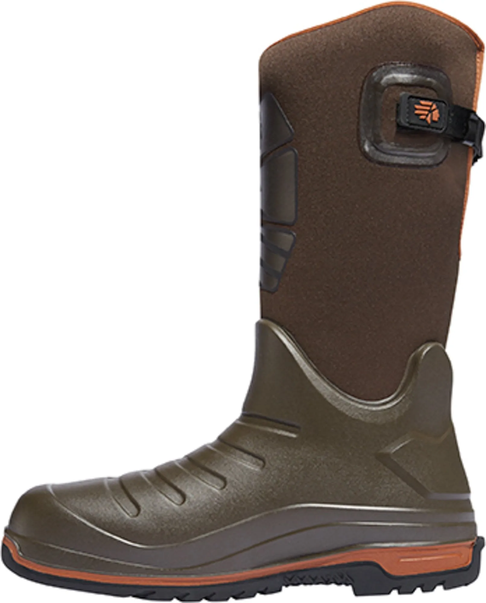 Lacrosse Aero Insulator Mens Brown PU 14in Fleece Snow Boots