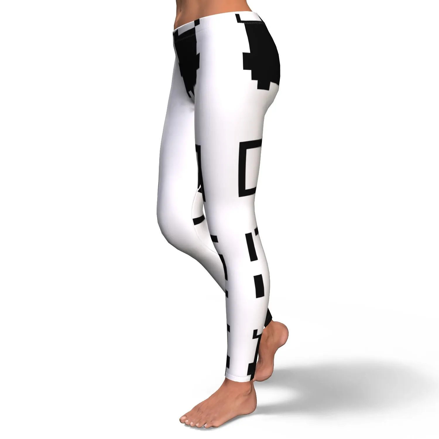 Legging  white and black