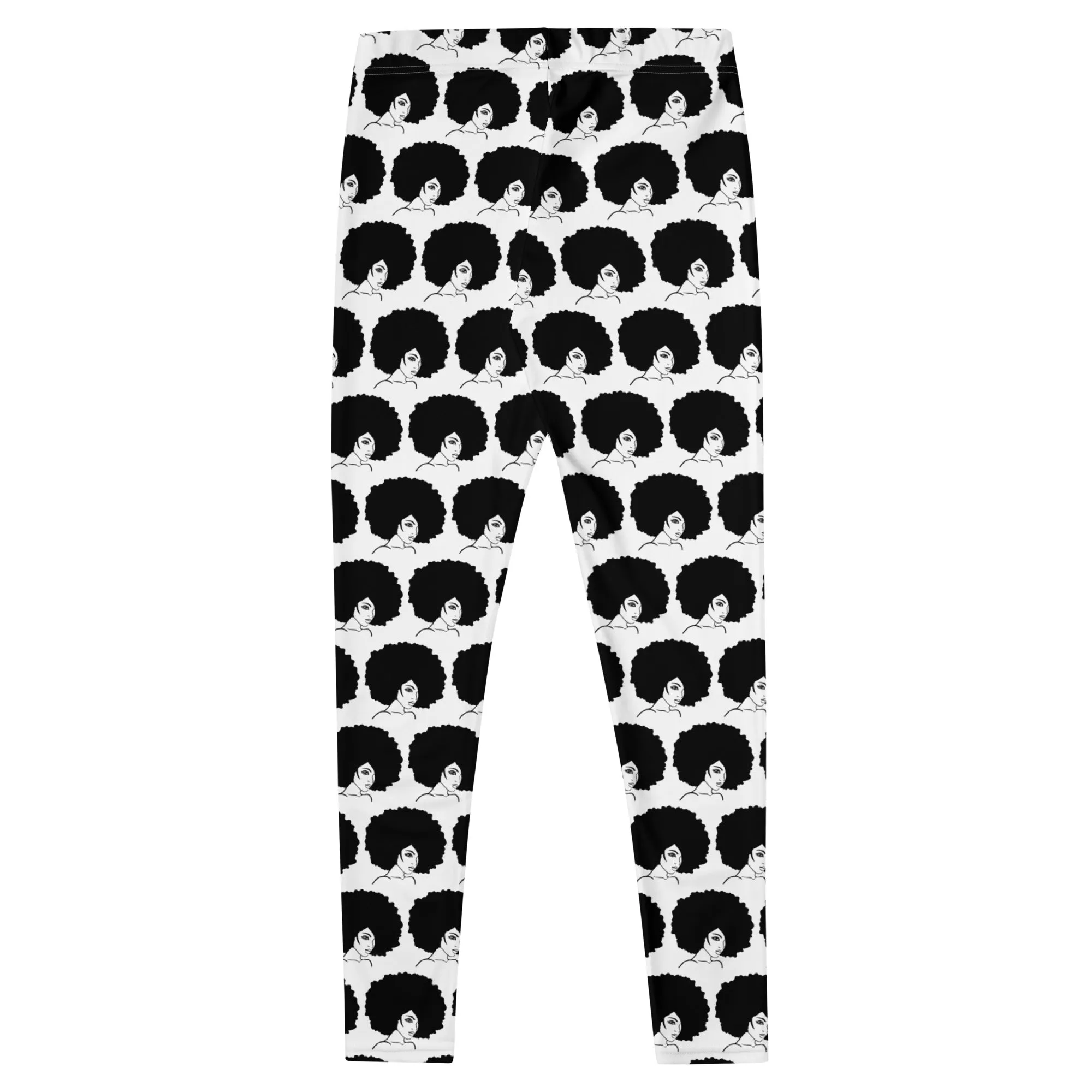 Leggings Black and White Afros