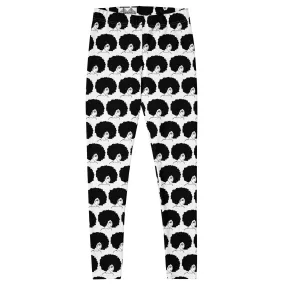 Leggings Black and White Afros