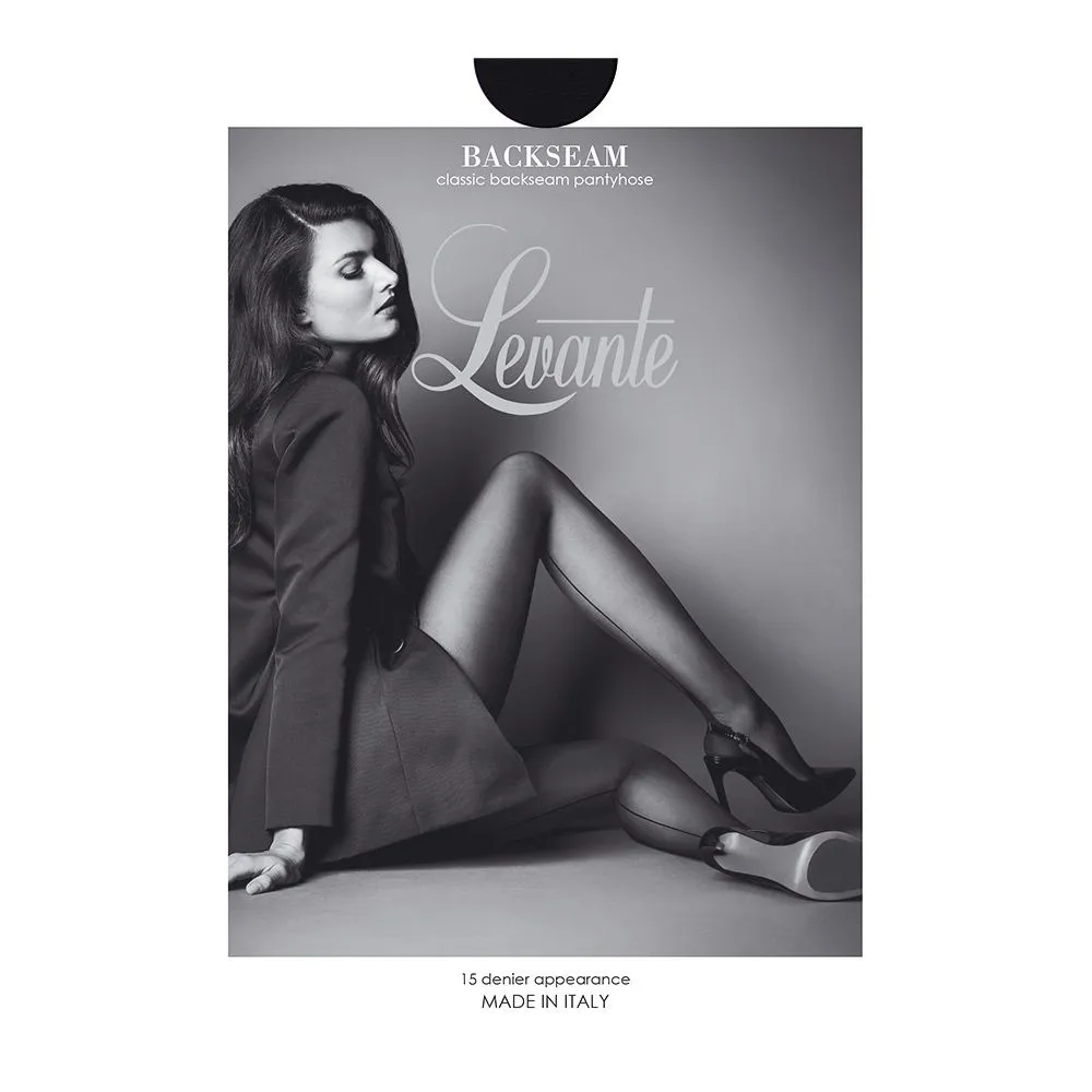 Levante - New Backseam Pantyhose | Black