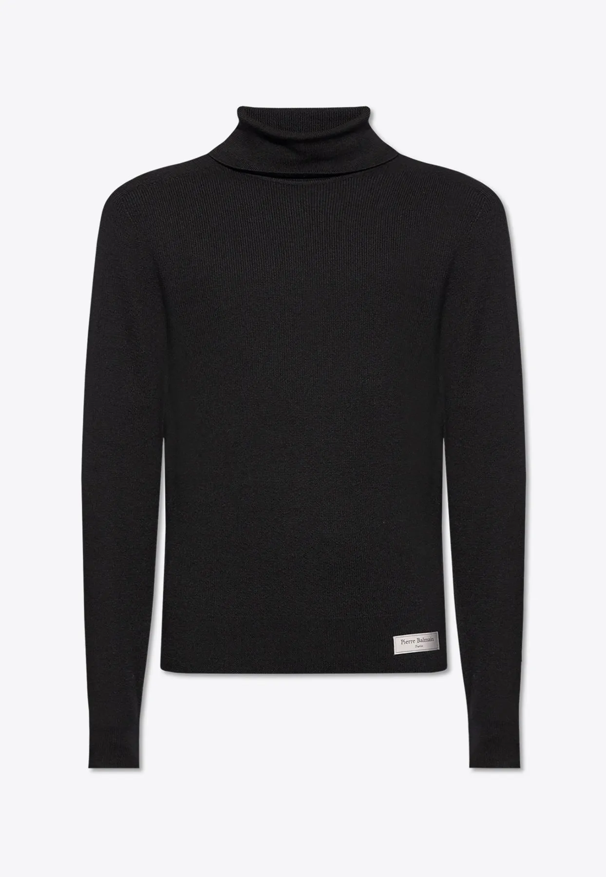 Logo-Patched High-Neck Sweater