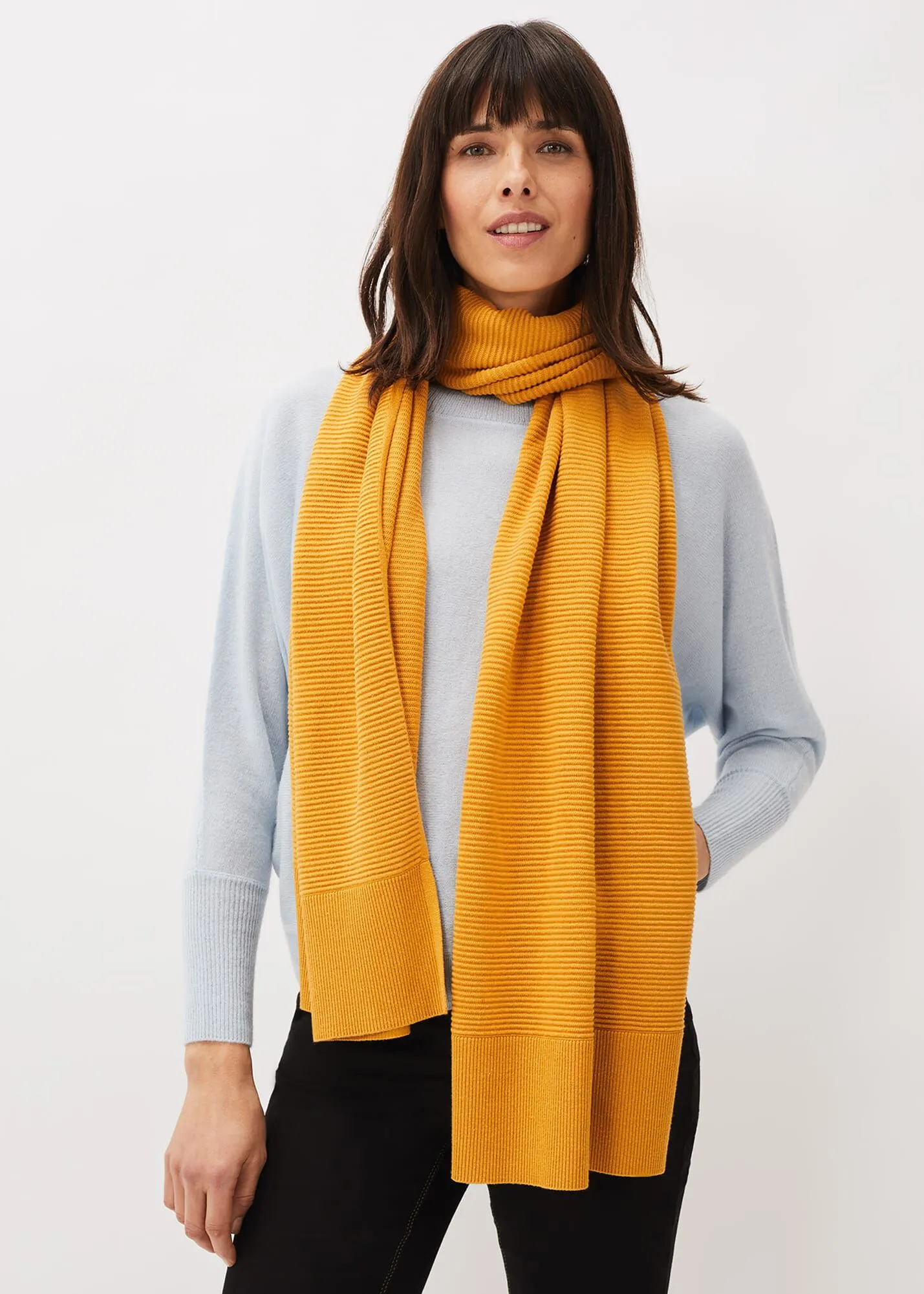 Lorell Ribbed Texture Scarf