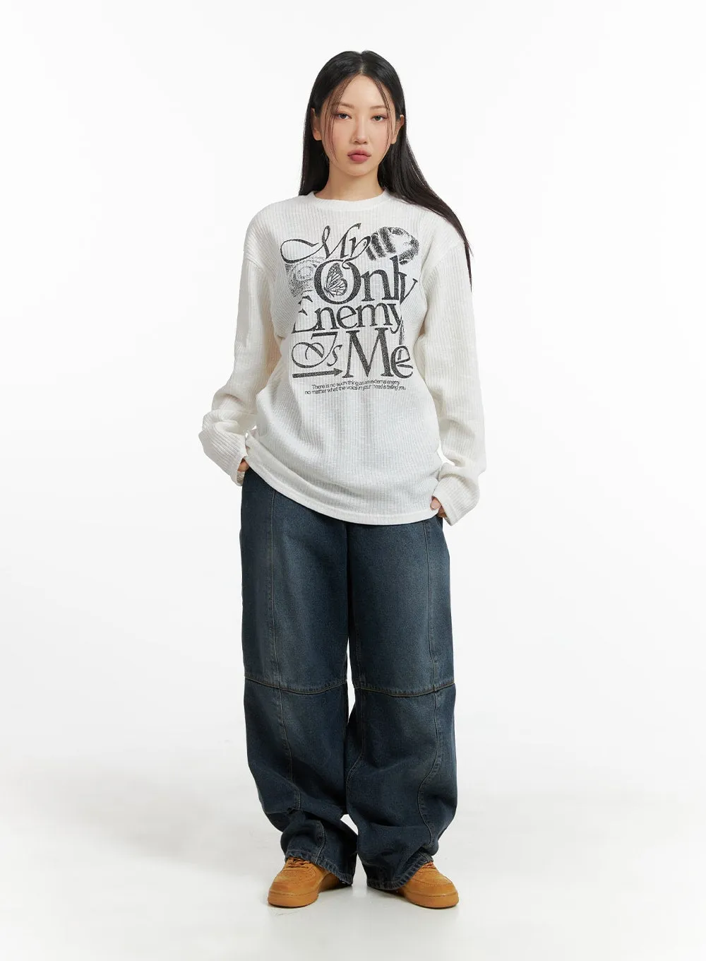 Low Rise Baggy Jeans CM418