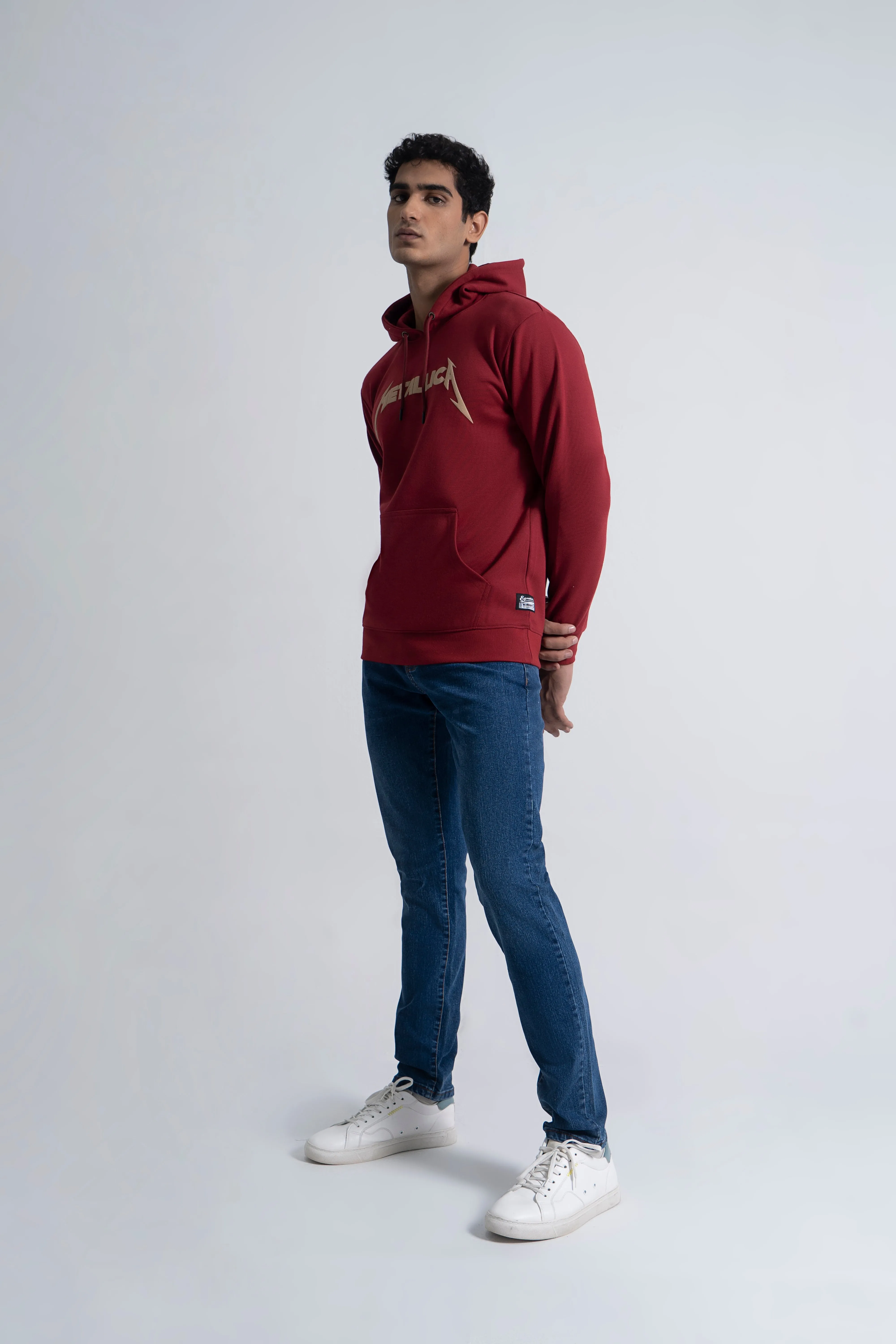 Maroon Graphic Hoodie