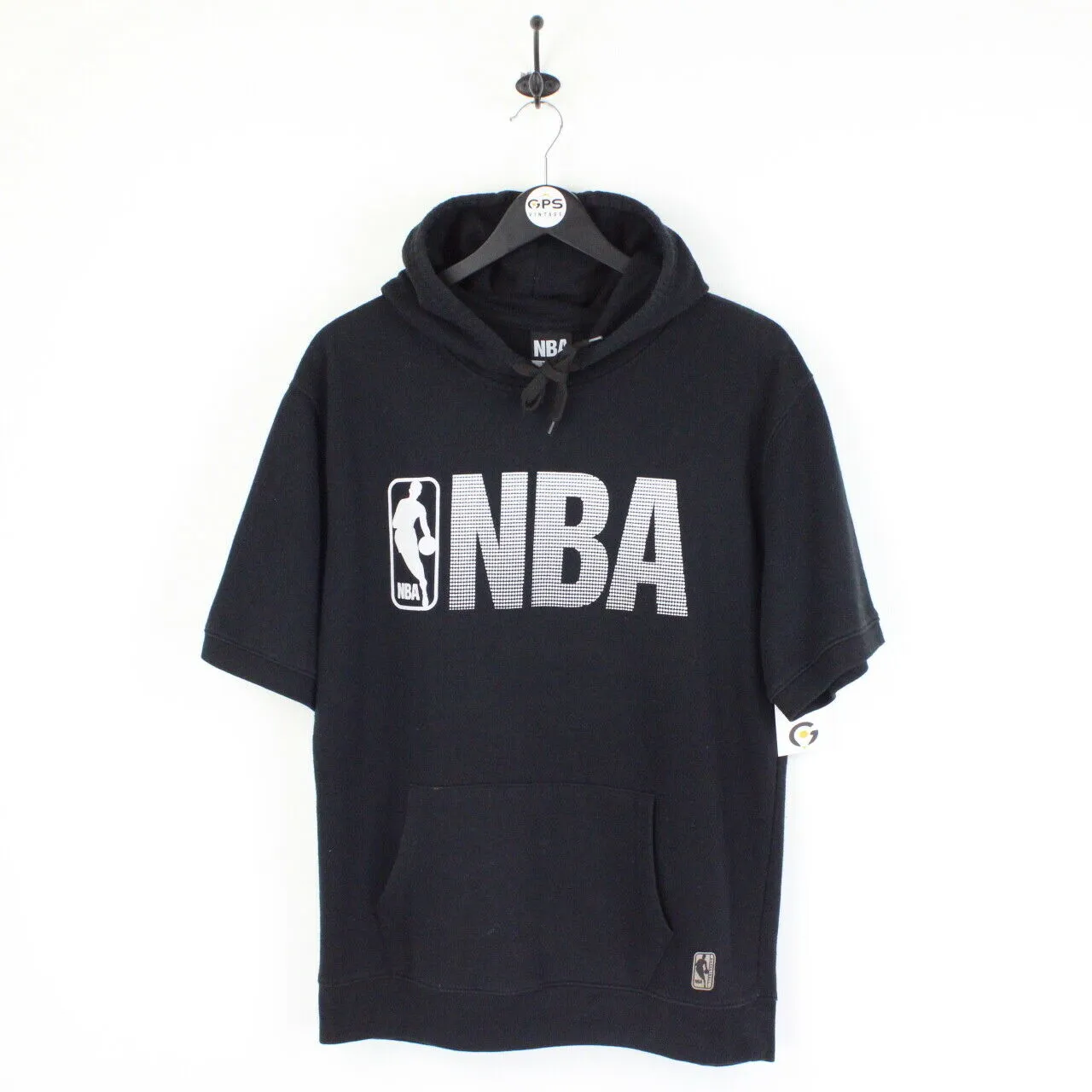 Mens NBA 00s Hoodie Black | Large