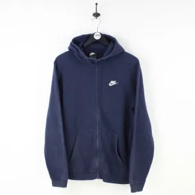 Mens NIKE Hoodie Navy Blue | Medium