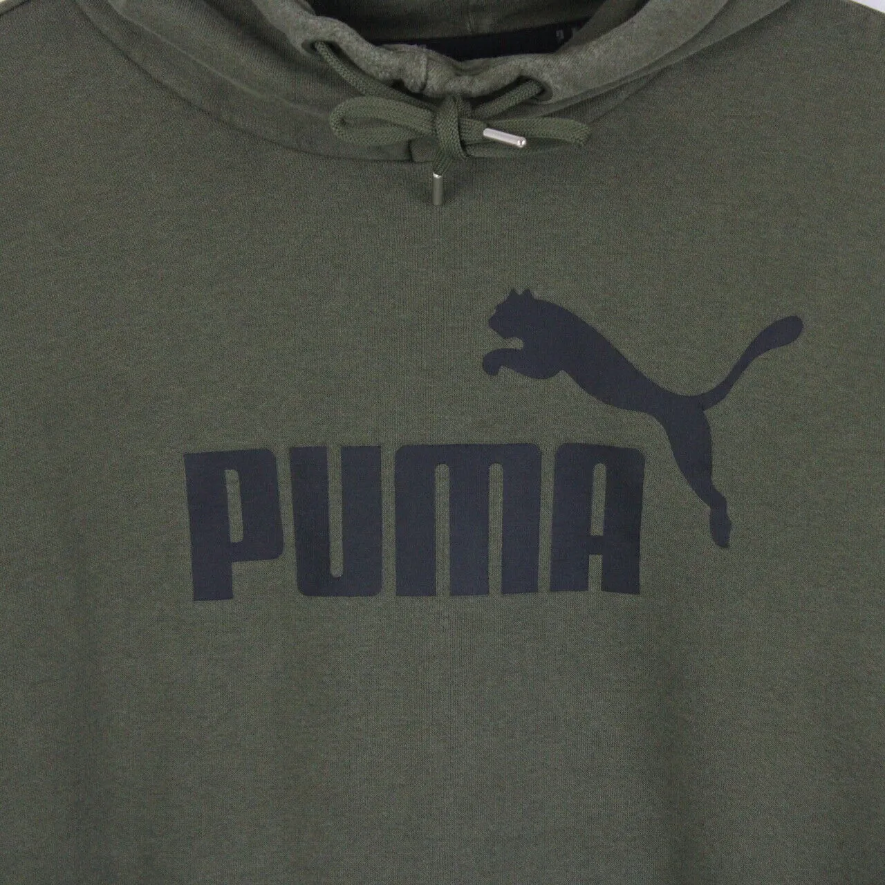 Mens PUMA Hoodie Green | Medium