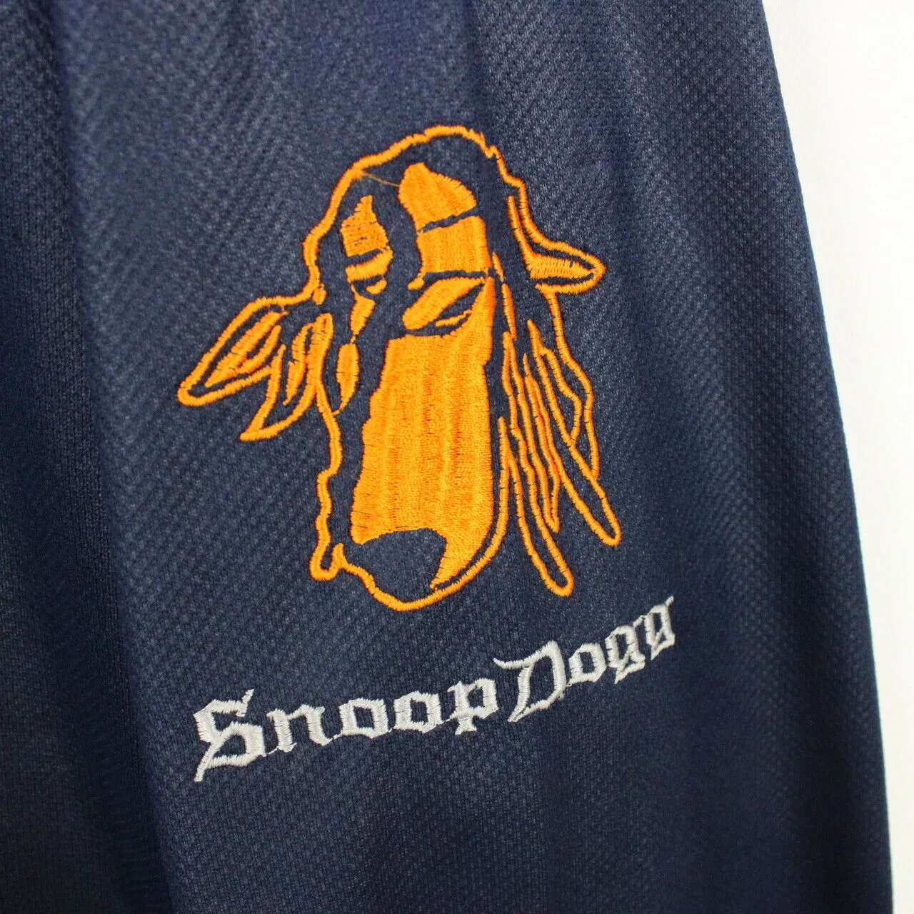 Mens SNOOP DOGG CLOTHING 90s Hoodie Navy Blue | XL