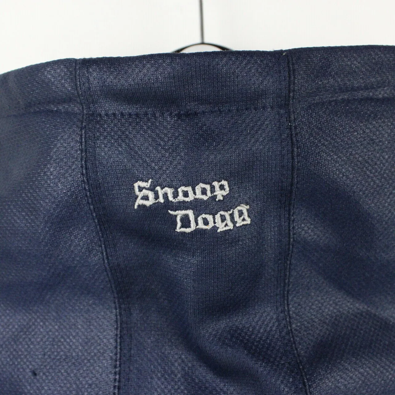 Mens SNOOP DOGG CLOTHING 90s Hoodie Navy Blue | XL