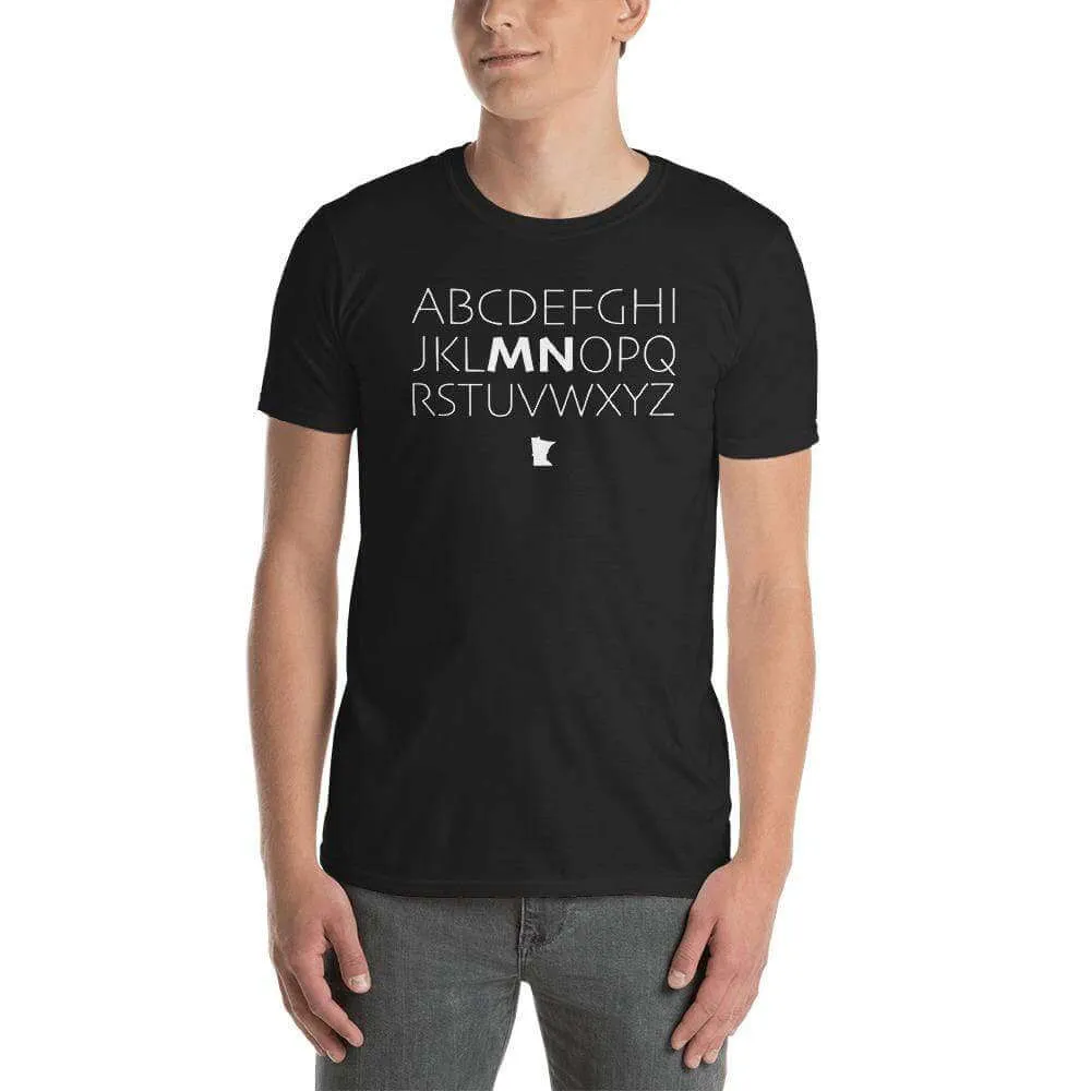 Minnesota Alphabet Name Unisex T-Shirt