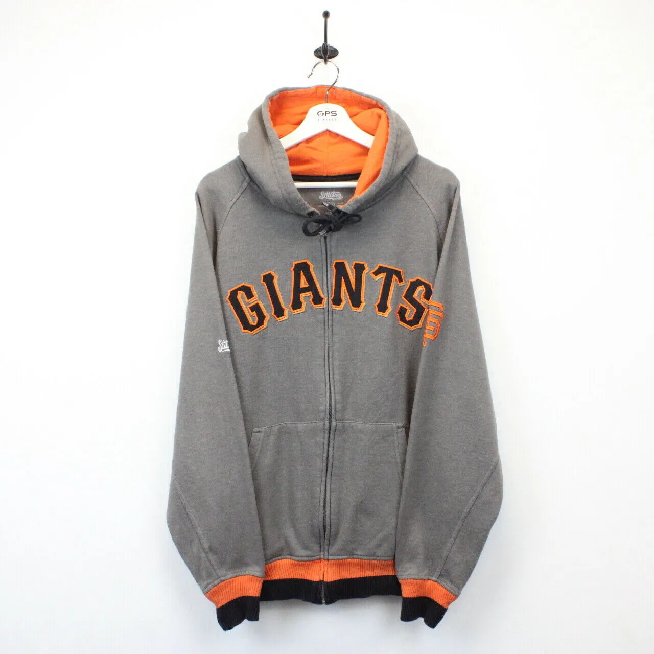 MLB 00s San Francisco GIANTS Hoodie Grey | Medium