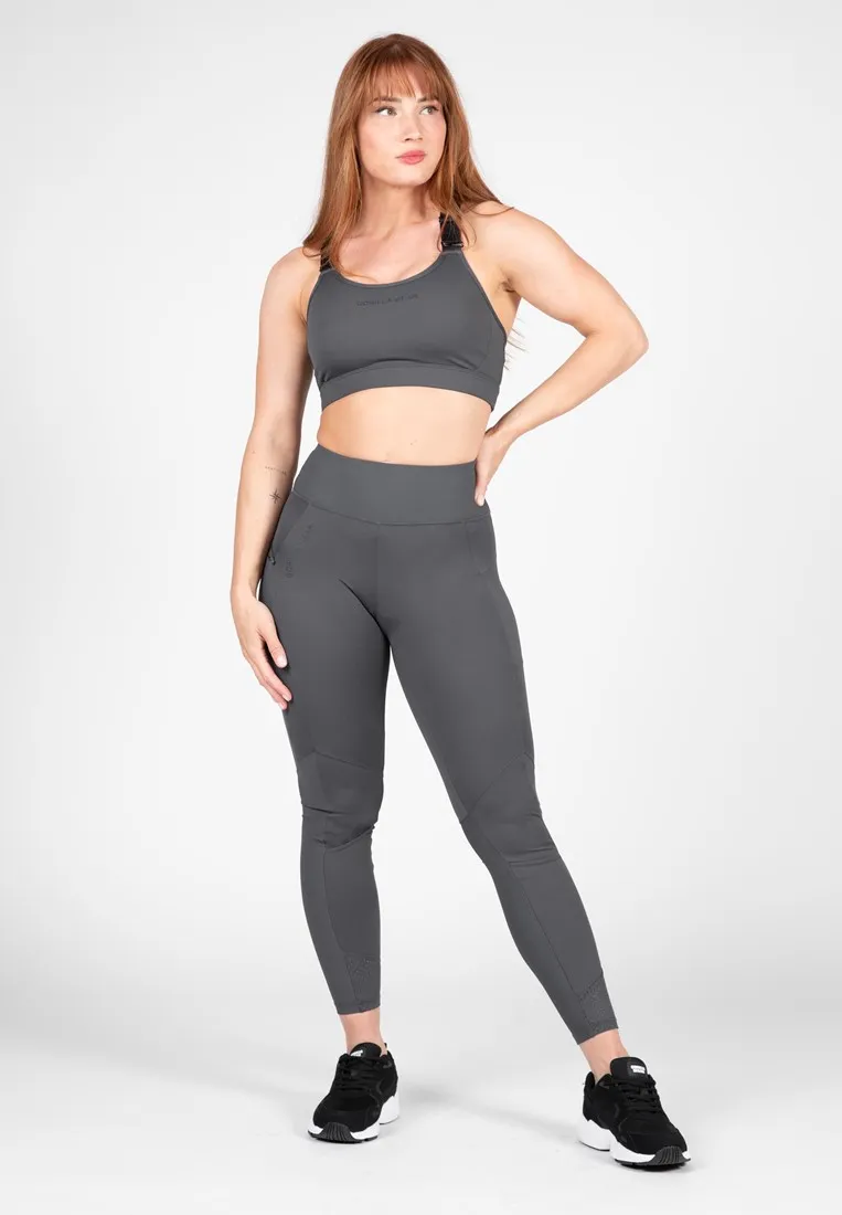 Monroe Leggings - Gray - L Gorilla Wear