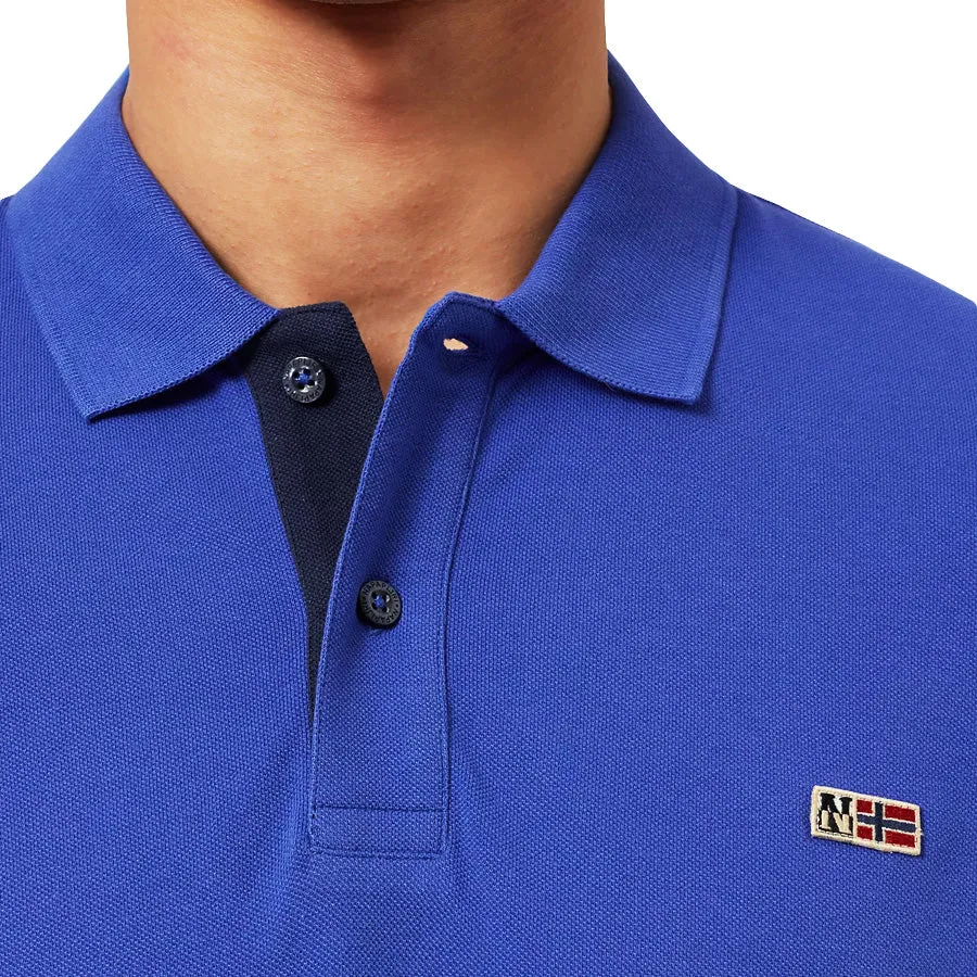 Napapijri - Taly Stretch 3 Polo Shirt in Ultra Marine Blue