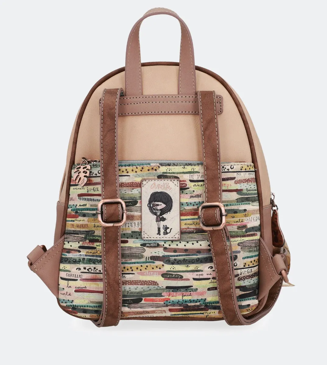 Nature printed backpack