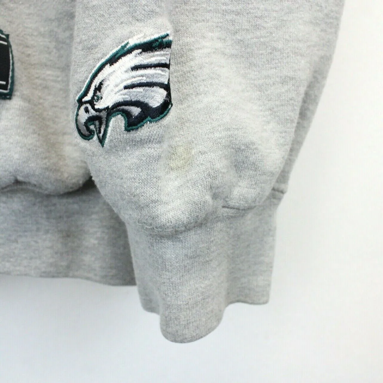 NFL 00s Philadelphia EAGLES Hoodie Grey | Large