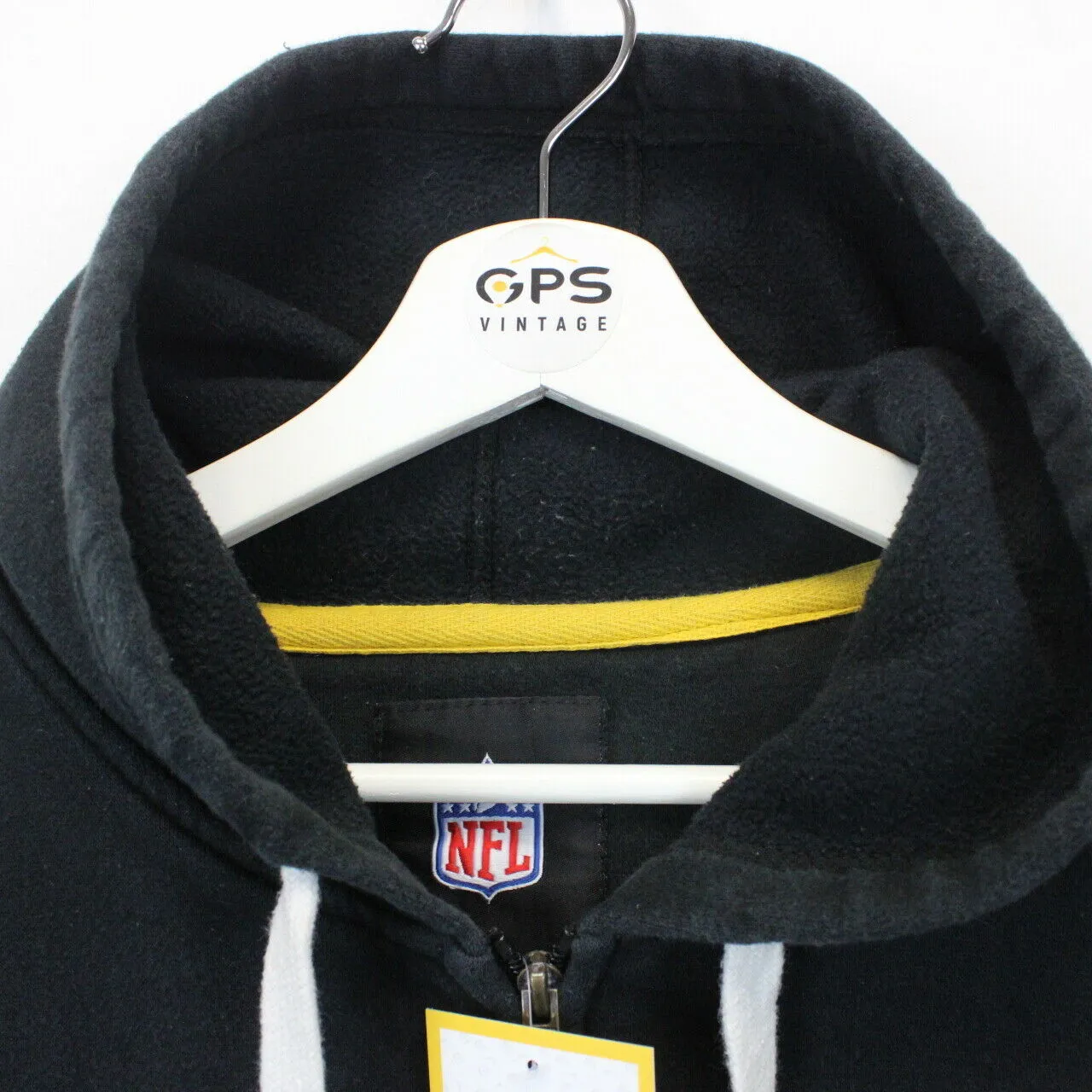 NFL 00s Pittsburgh STEELERS Hoodie Black | Large