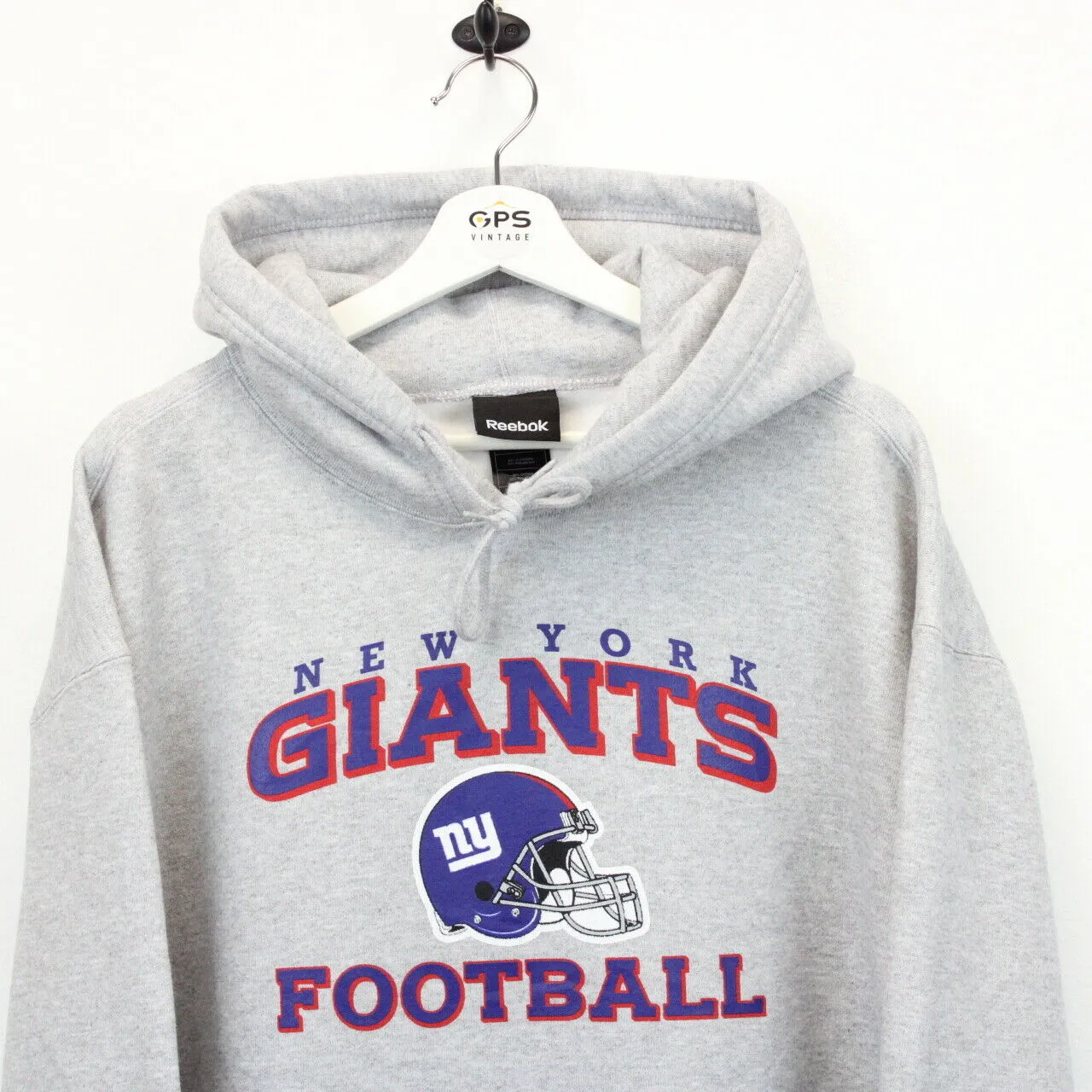 NFL REEBOK 00s New York GIANTS Hoodie Grey | XXL