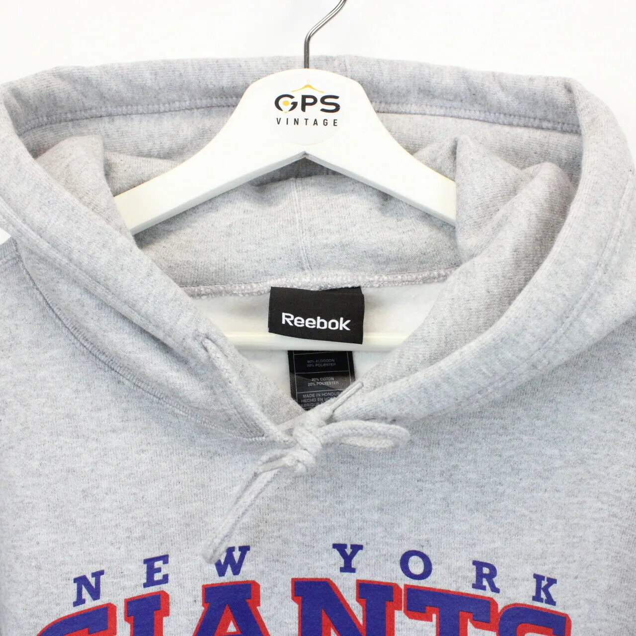 NFL REEBOK 00s New York GIANTS Hoodie Grey | XXL