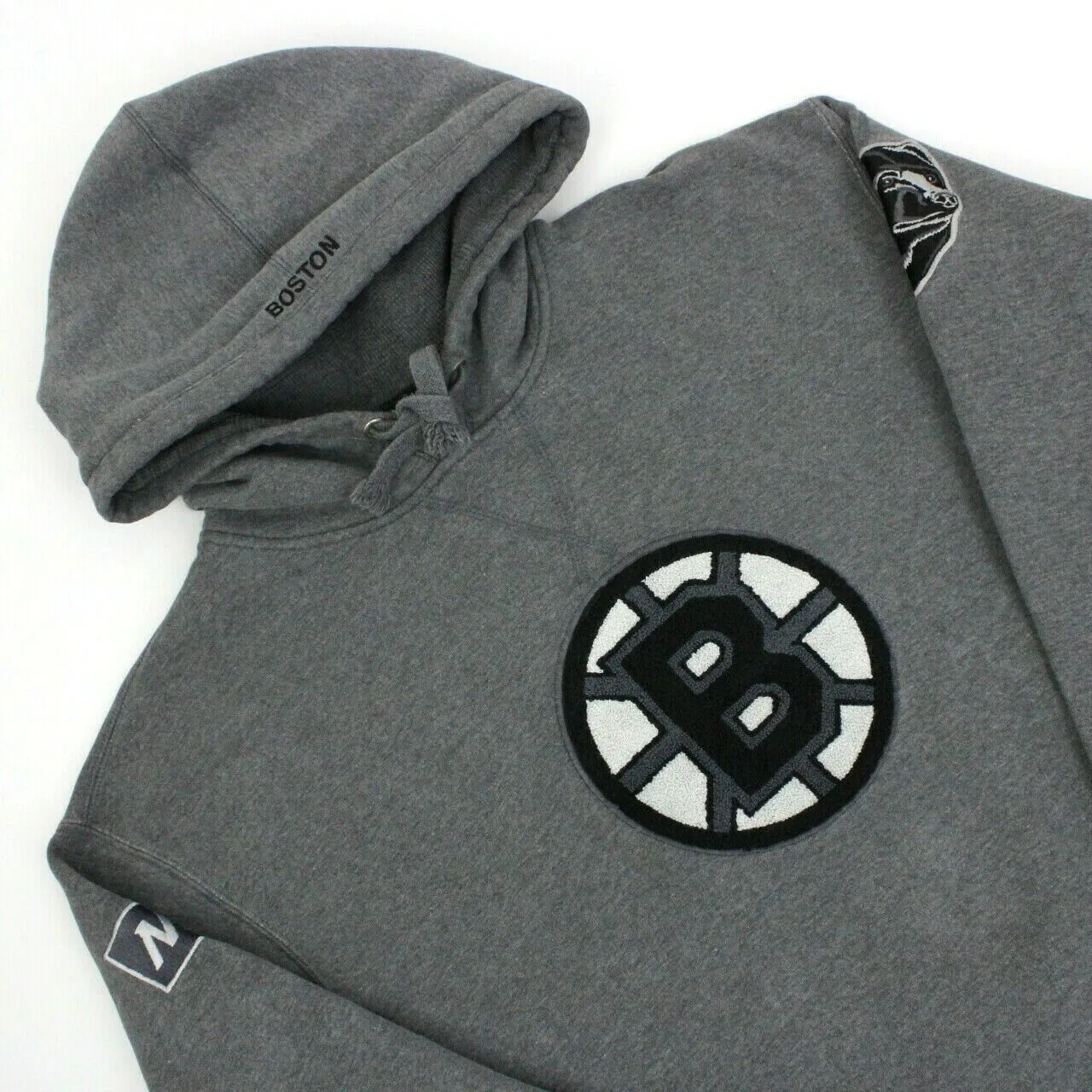 NHL Boston BRUINS Hoodie Grey | Large