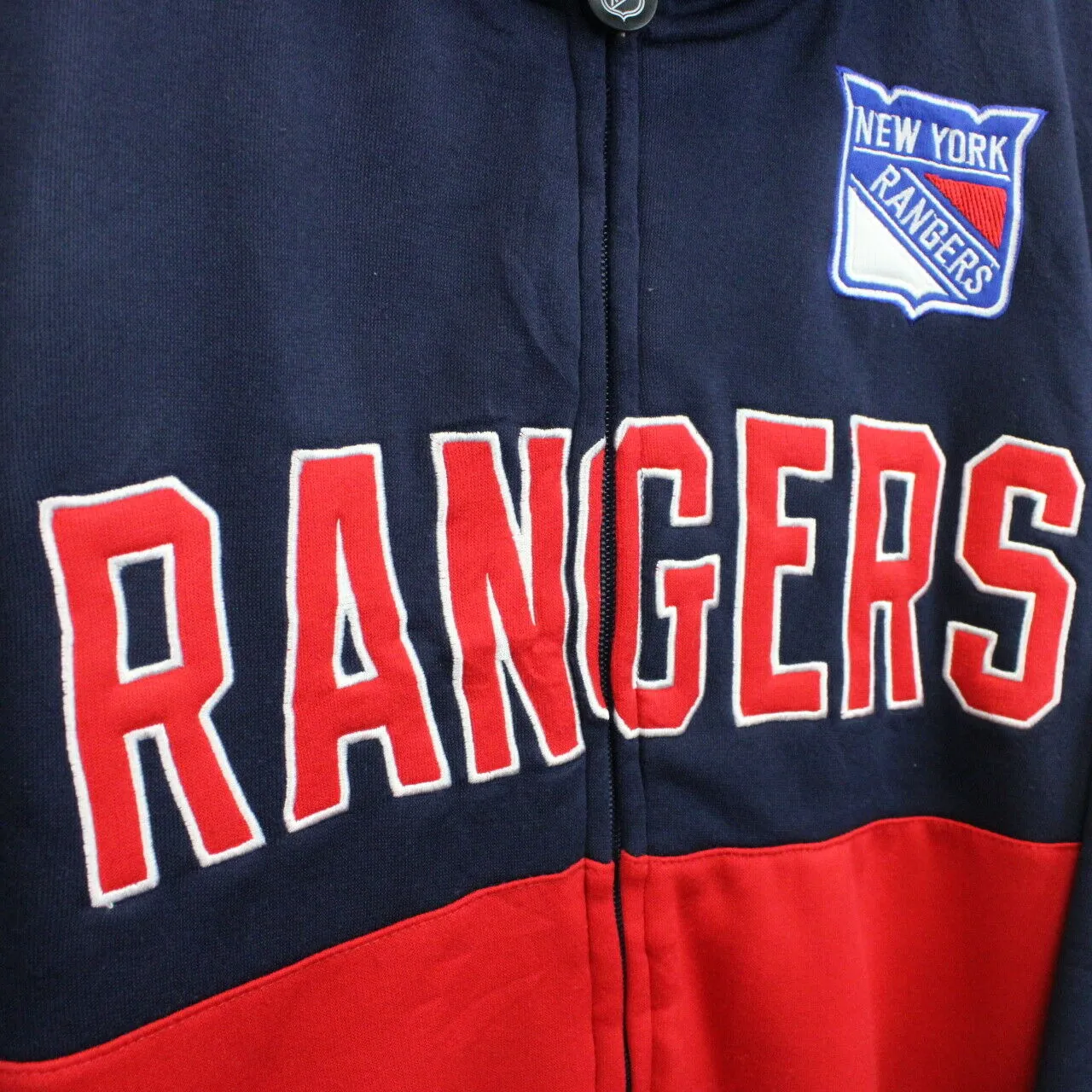 NHL REEBOK New York RANGERS Hoodie Red | XL