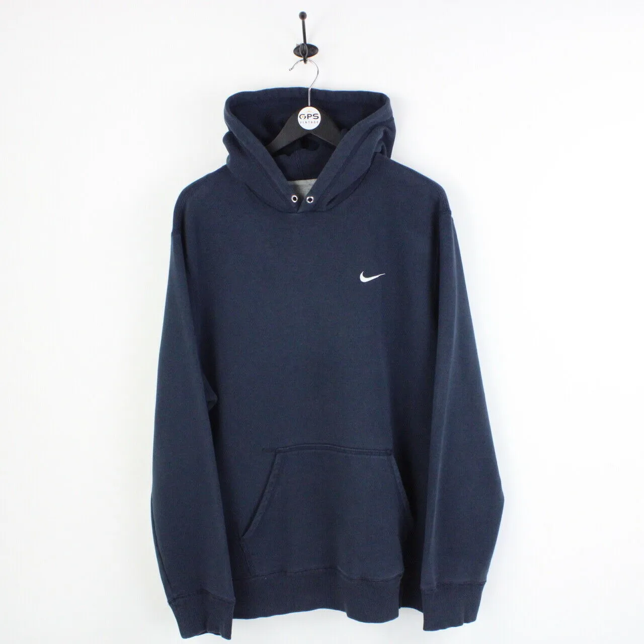 NIKE 00s Hoodie Navy Blue | XXL