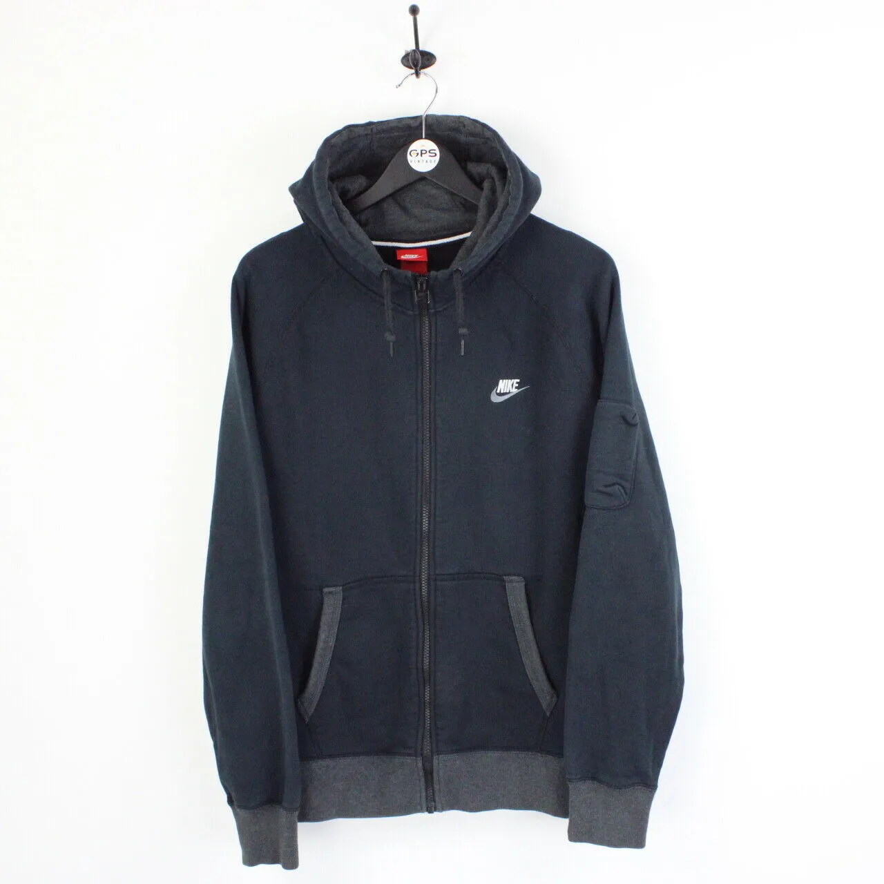 NIKE Hoodie Black | XL