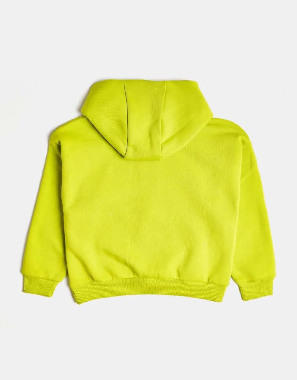 Nike SB Icon Kids Pullover Hoodie - Bright Cactus/White