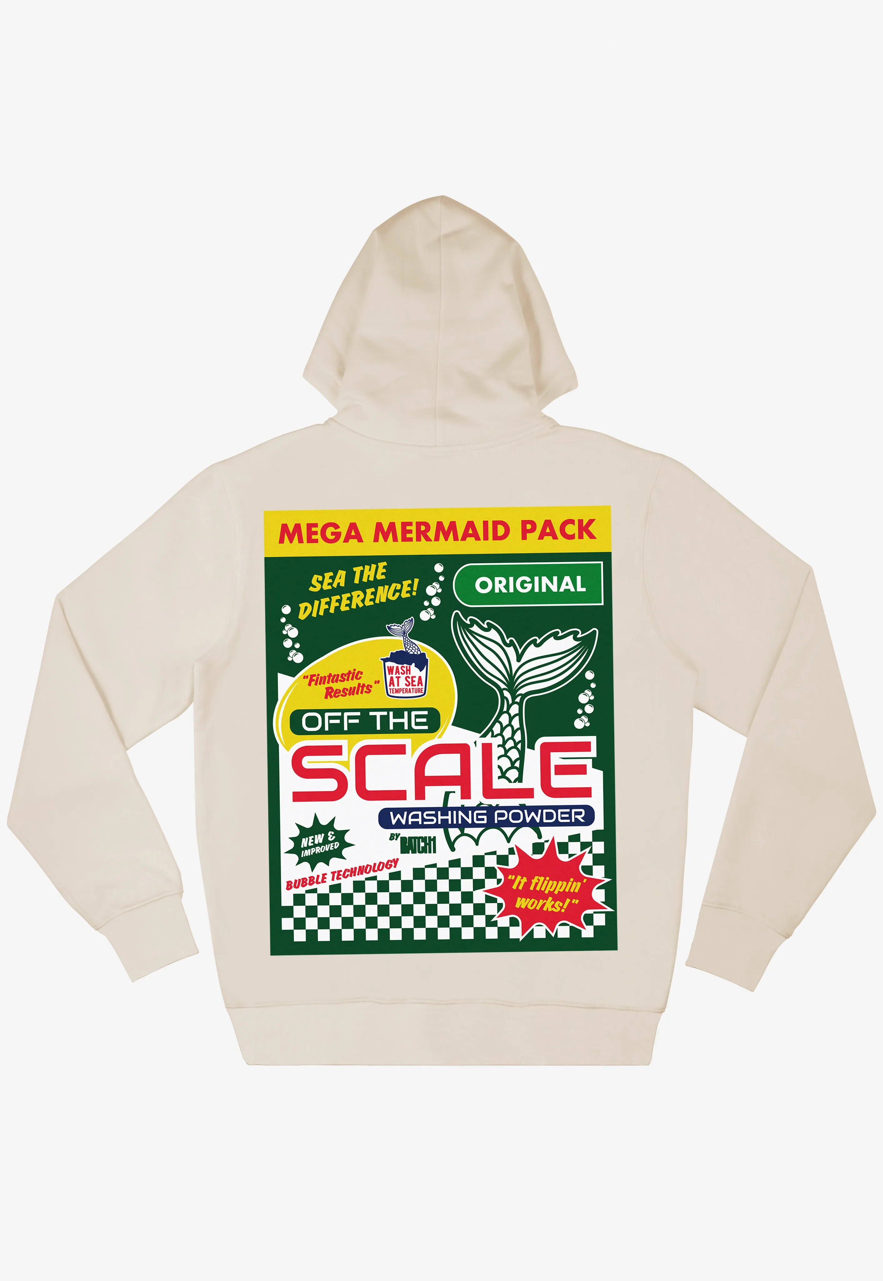 Off the Scale Mermaid Washing Powder Vanilla Hoodie