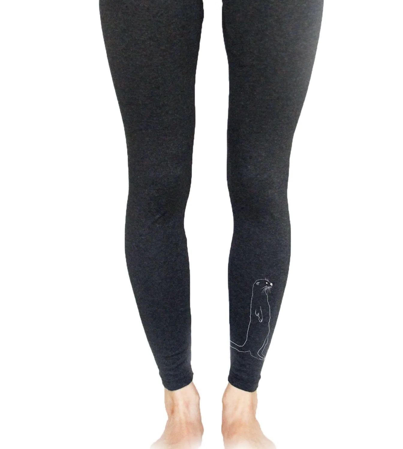 Otter leggings, charcoal grey