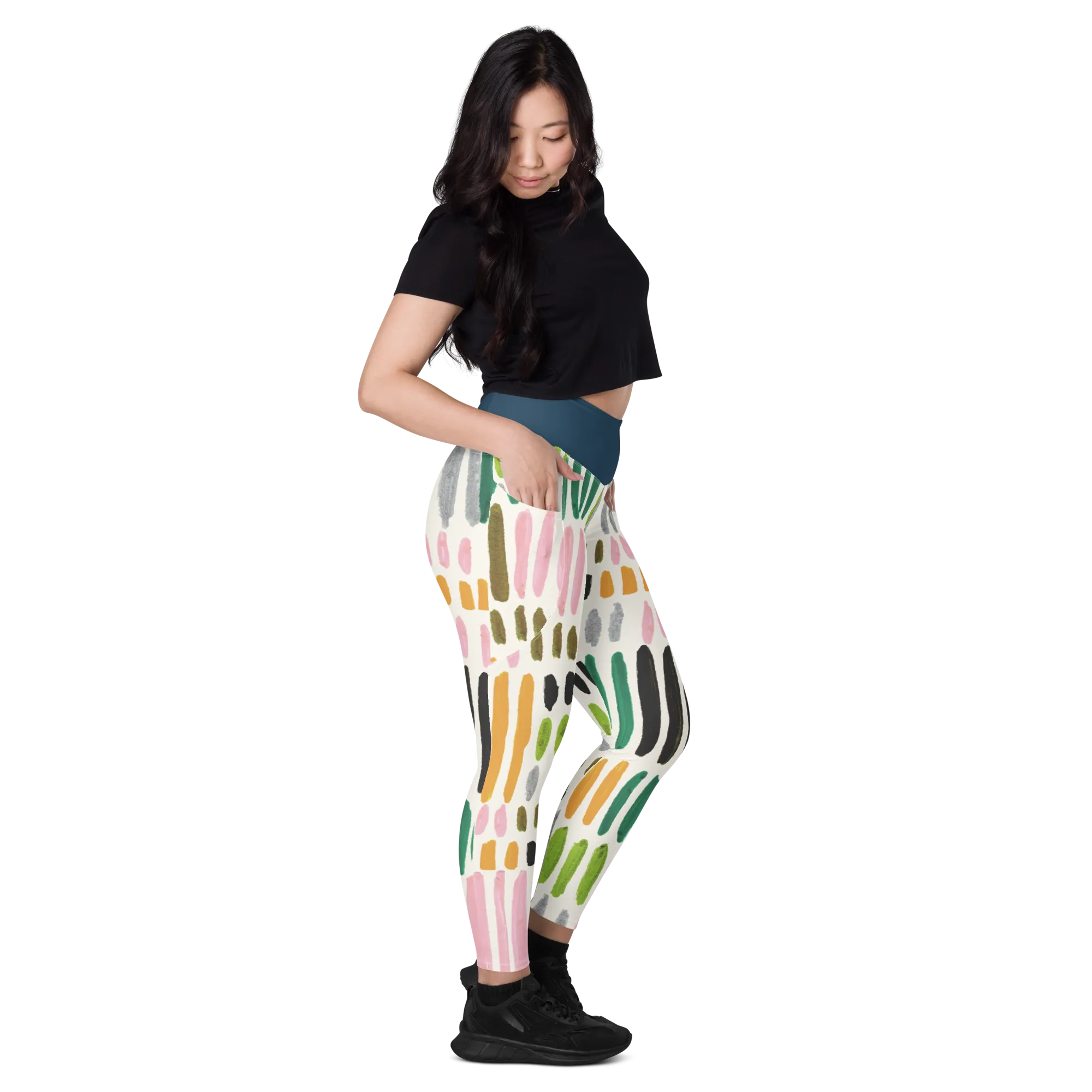 Paint Swatch Pocket Leggings