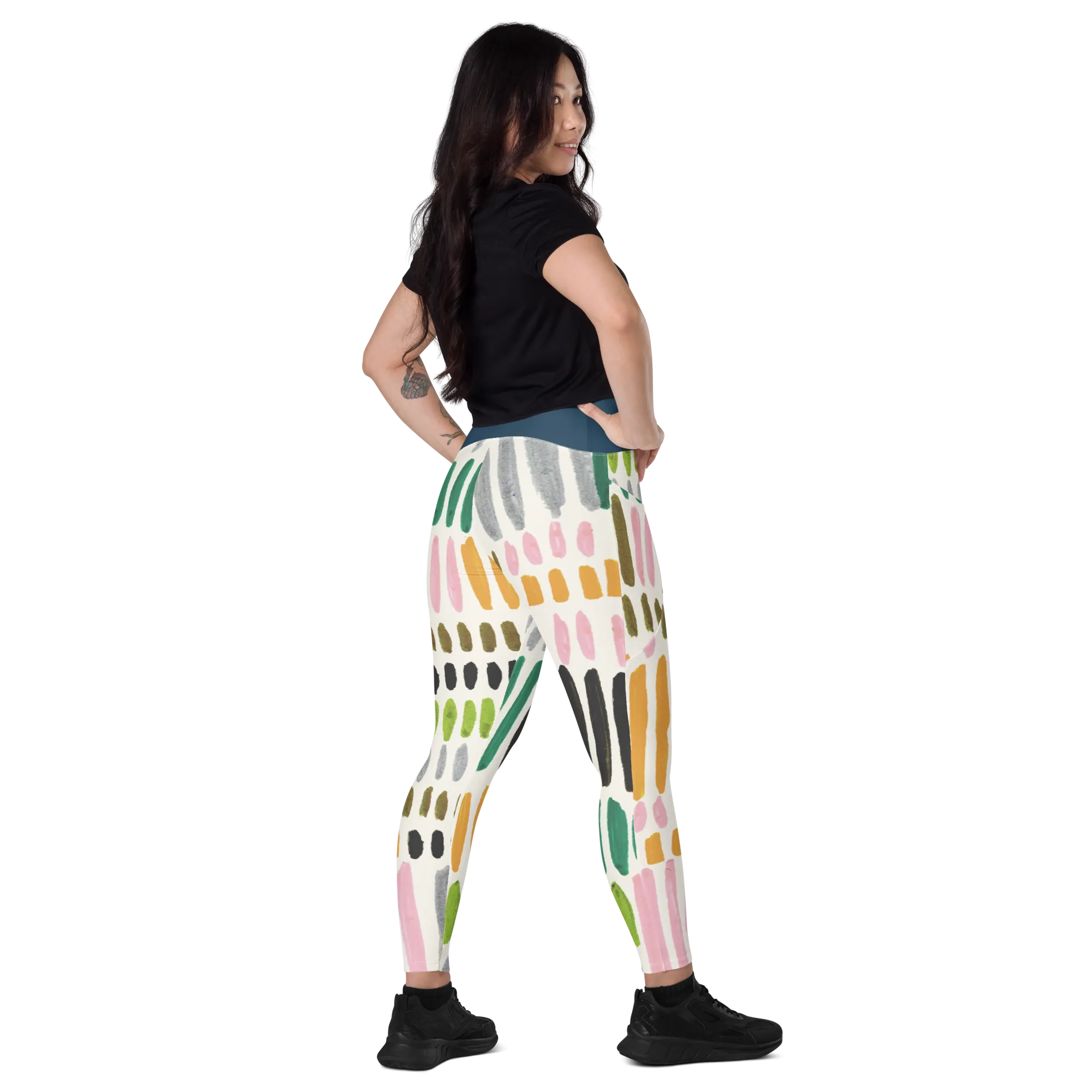 Paint Swatch Pocket Leggings