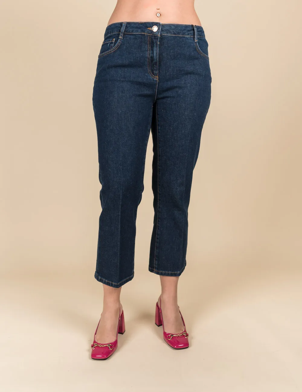 Pennyblack - Jeans kick-flare fit blu