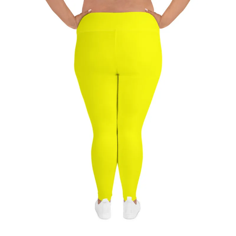 Plus Size Leggings Lemon