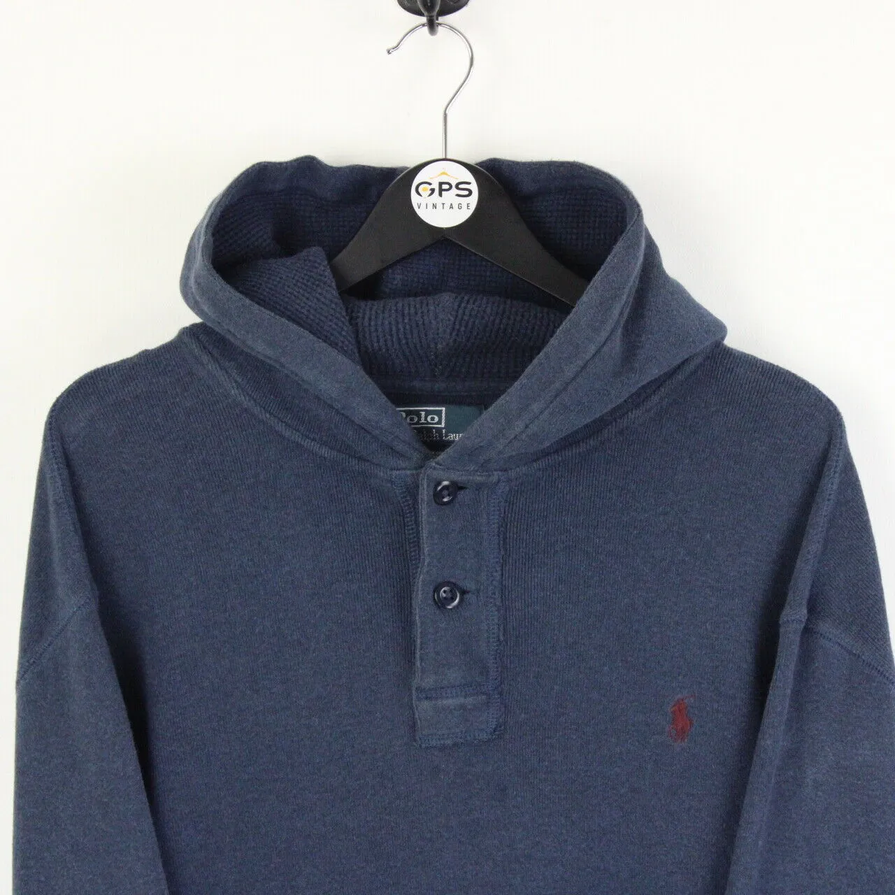 RALPH LAUREN 00s Hoodie Navy Blue | XXL 2XL