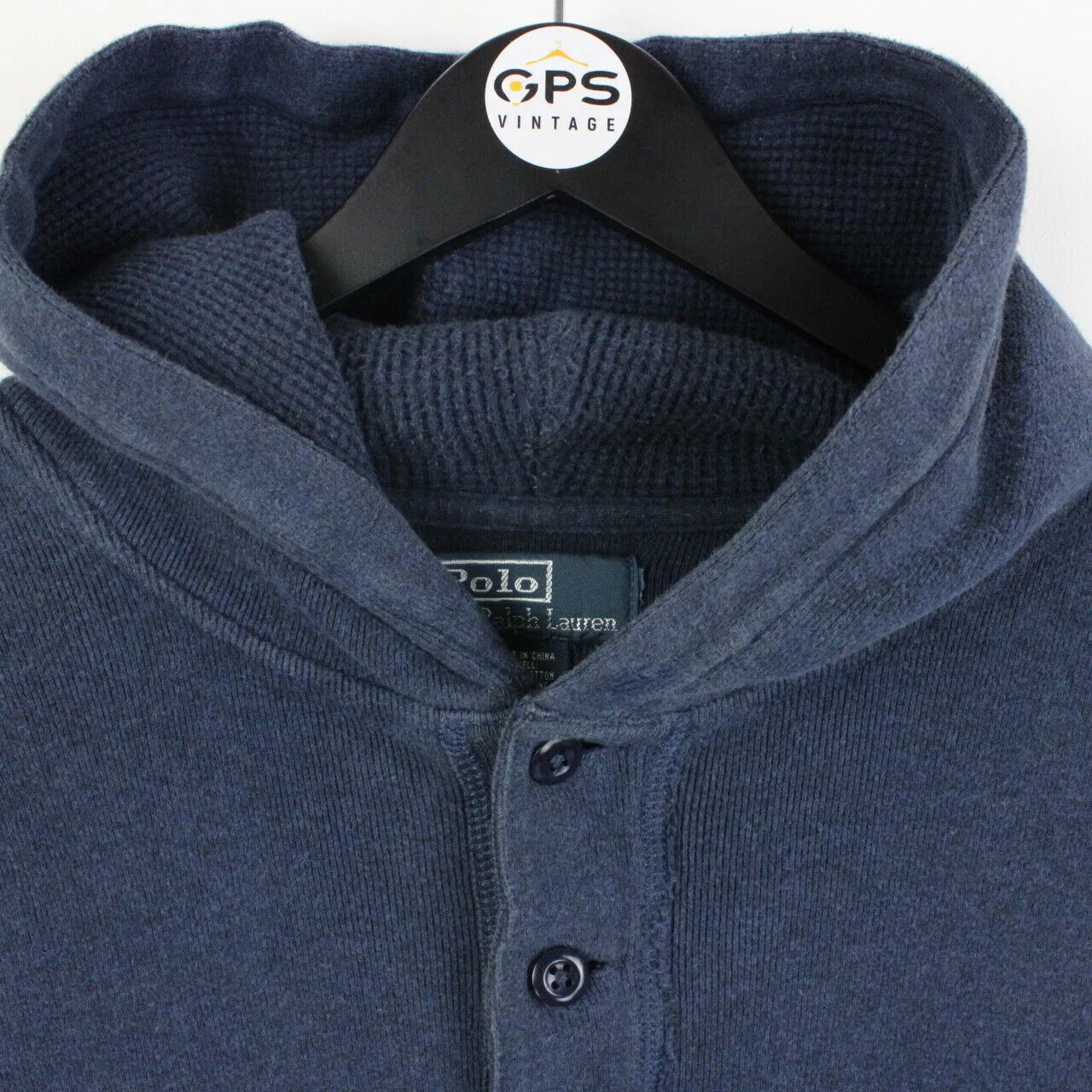 RALPH LAUREN 00s Hoodie Navy Blue | XXL 2XL