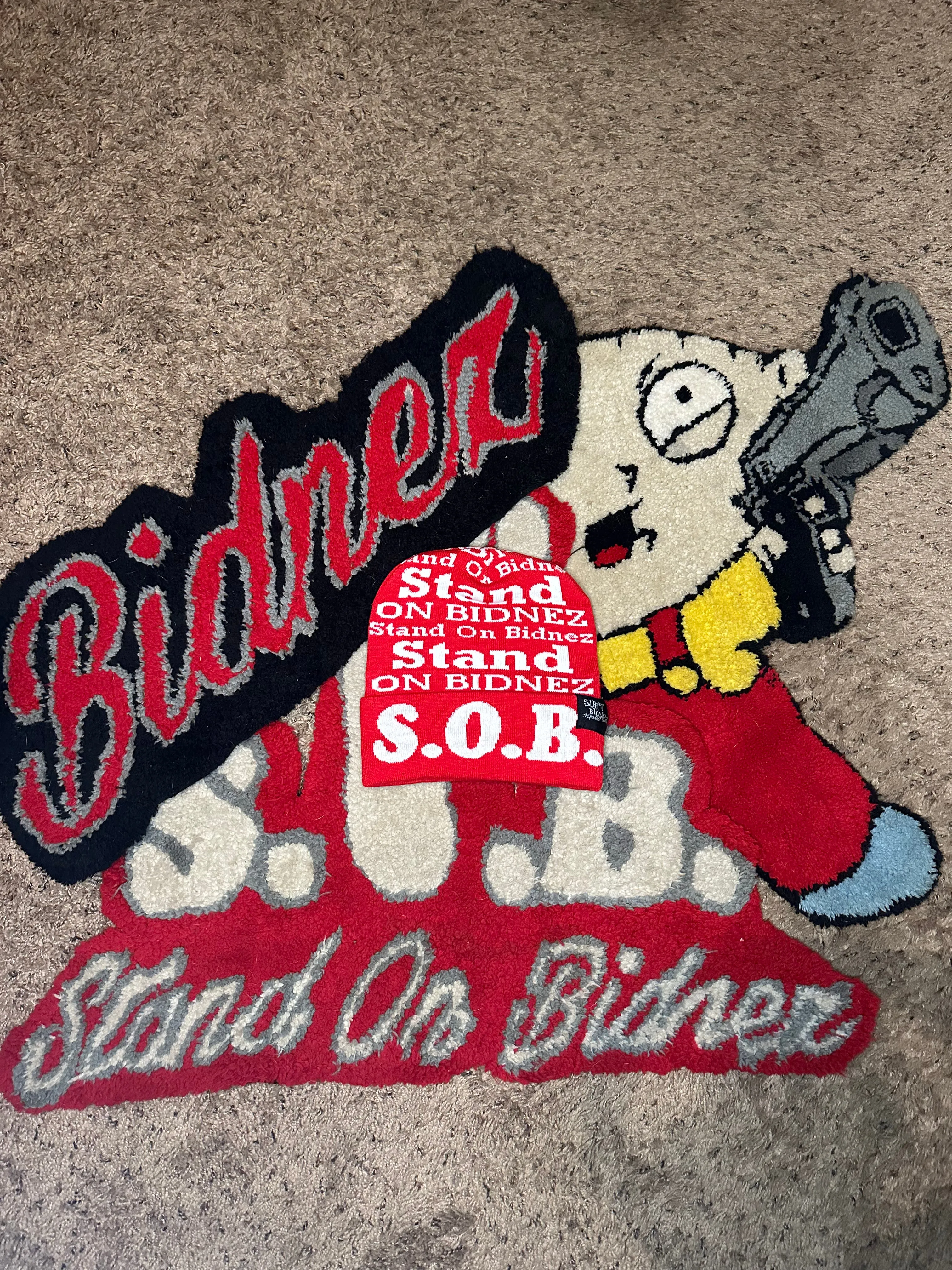 RED S.O.B BEANIES