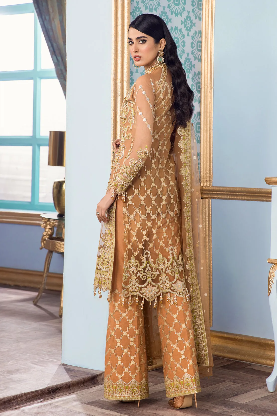 Reign Le Tresor Festive Formals Unstitched 3 Piece Suit LT-04 CHLOE