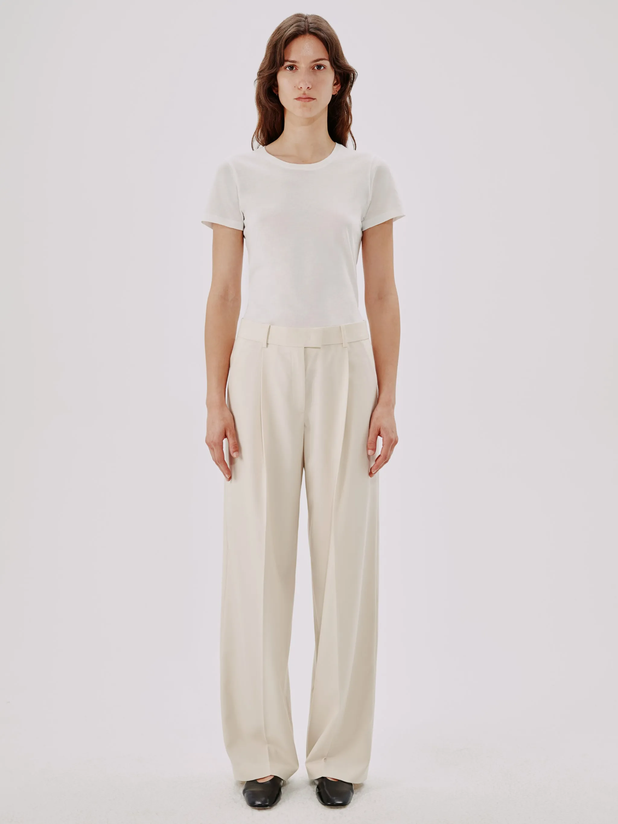 Relaxed Wide Leg Pant