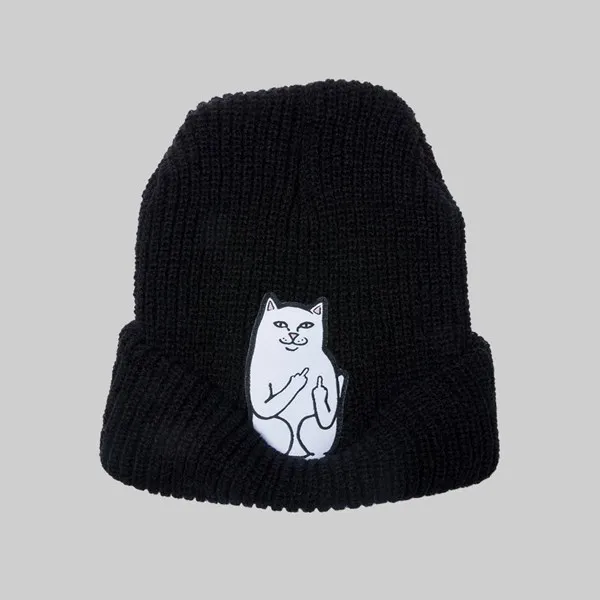 RIP N DIP LORD NERMAL BEANIE BLACK  | Rip N Dip Beanies